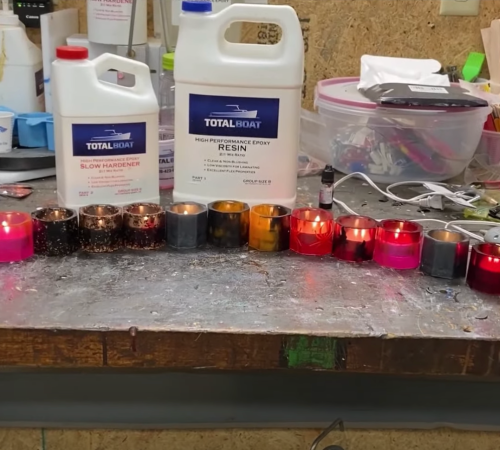 Spooky Halloween Epoxy Tea Light Holders Project – TotalBoat