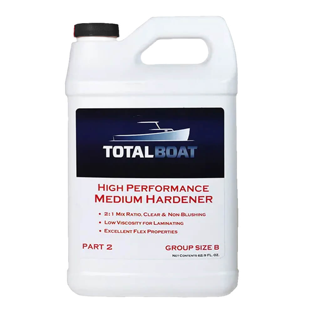 TotalBoat 519733 2:1 Two Gallon Clear High Performance Epoxy Kit, Medium