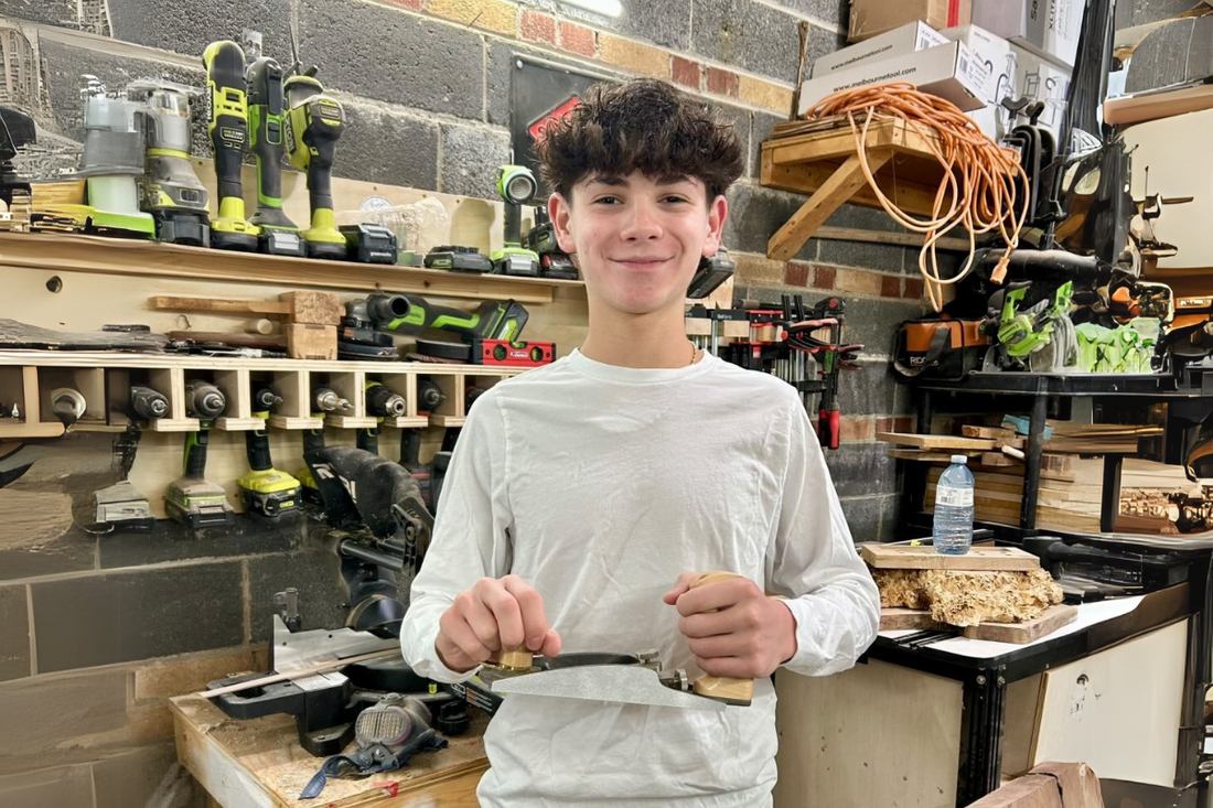 Evan's Workshop: Junior Woodworker | Maker | Philanthropist