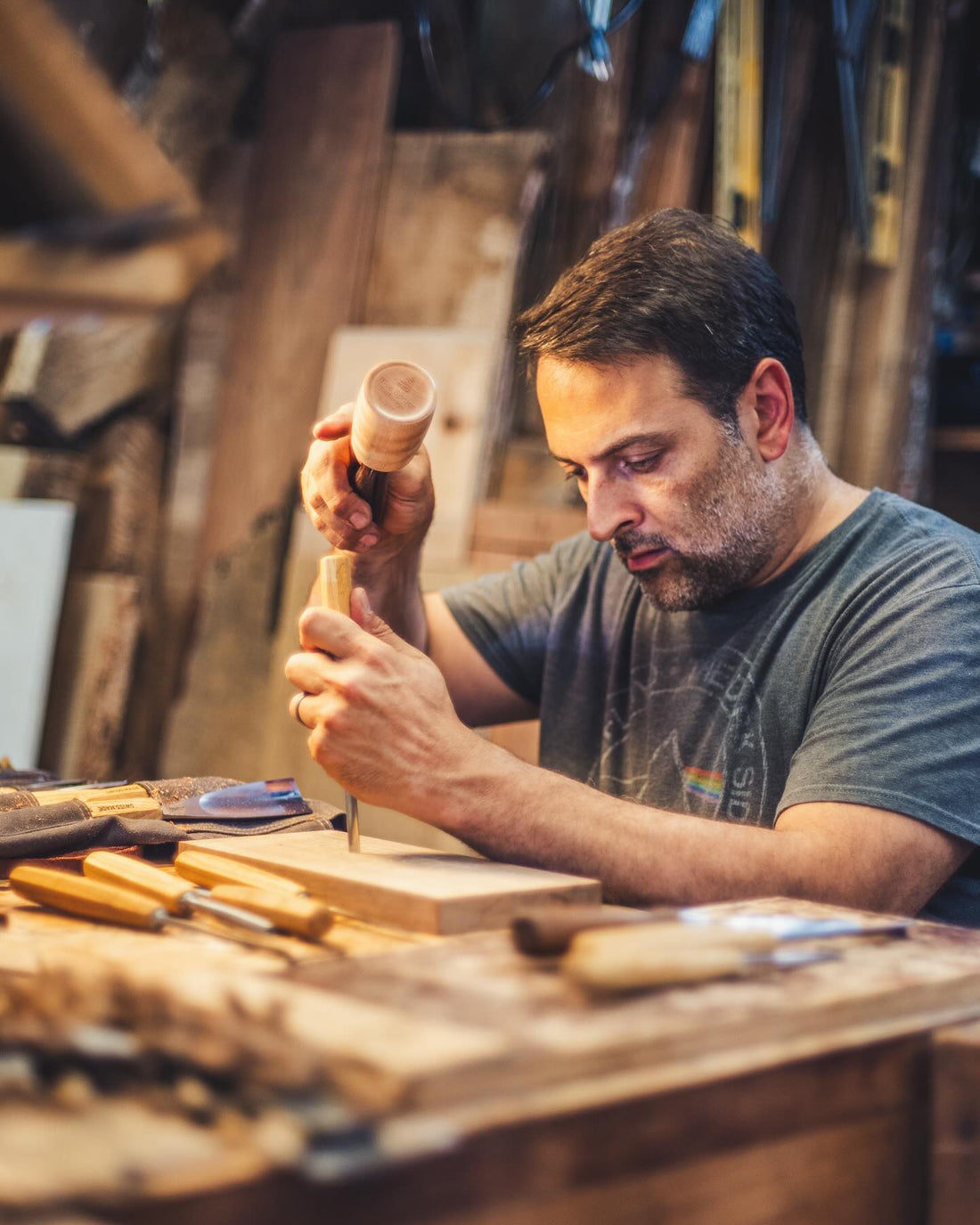 Paul: The Creative Mind and Hands Behind Copper Pig Woodworking