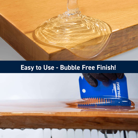 TotalBoat TableTop Epoxy is Easy to Use, Bubble Free Finish!