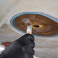 TotalBoat Traditional 5:1 Marine Epoxy Resin: Being brushed on prepped hull