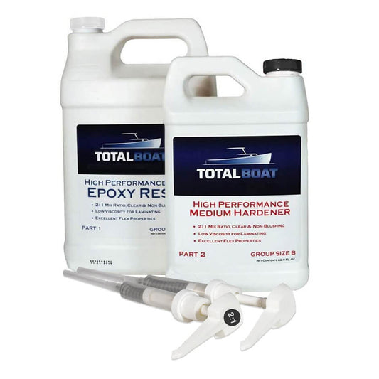 Epoxy Resin 2 Gallon Kit (1 gallon Part A + 1 gallon Part B)