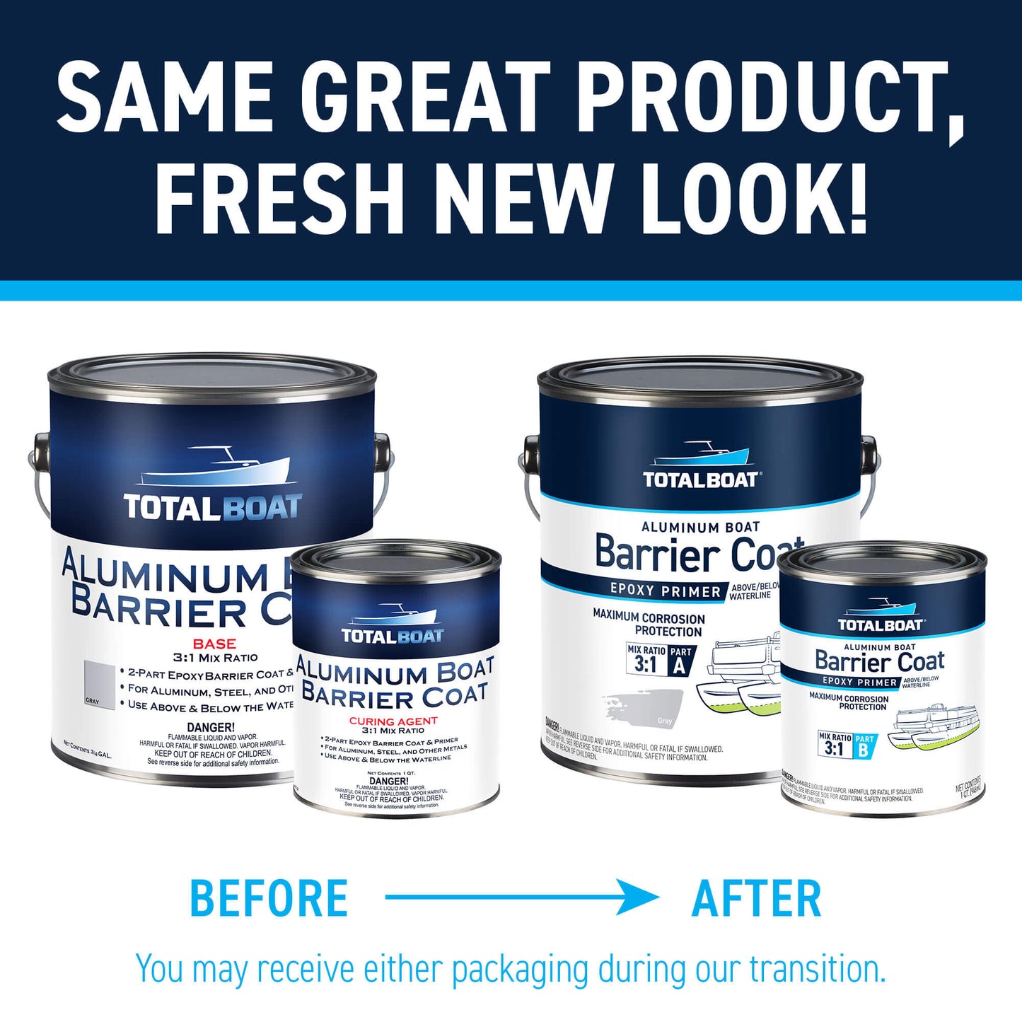 TotalBoat Aluminum Boat Barrier Coat Epoxy Primer: Same Great Product, Fresh New Look!