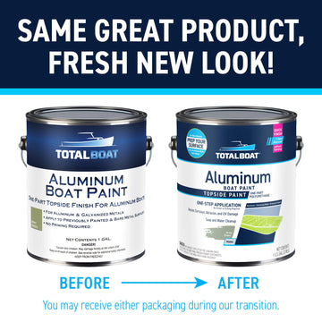 TotalBoat Aluminum Boat Paint: Same Great Product, Fresh New Look!