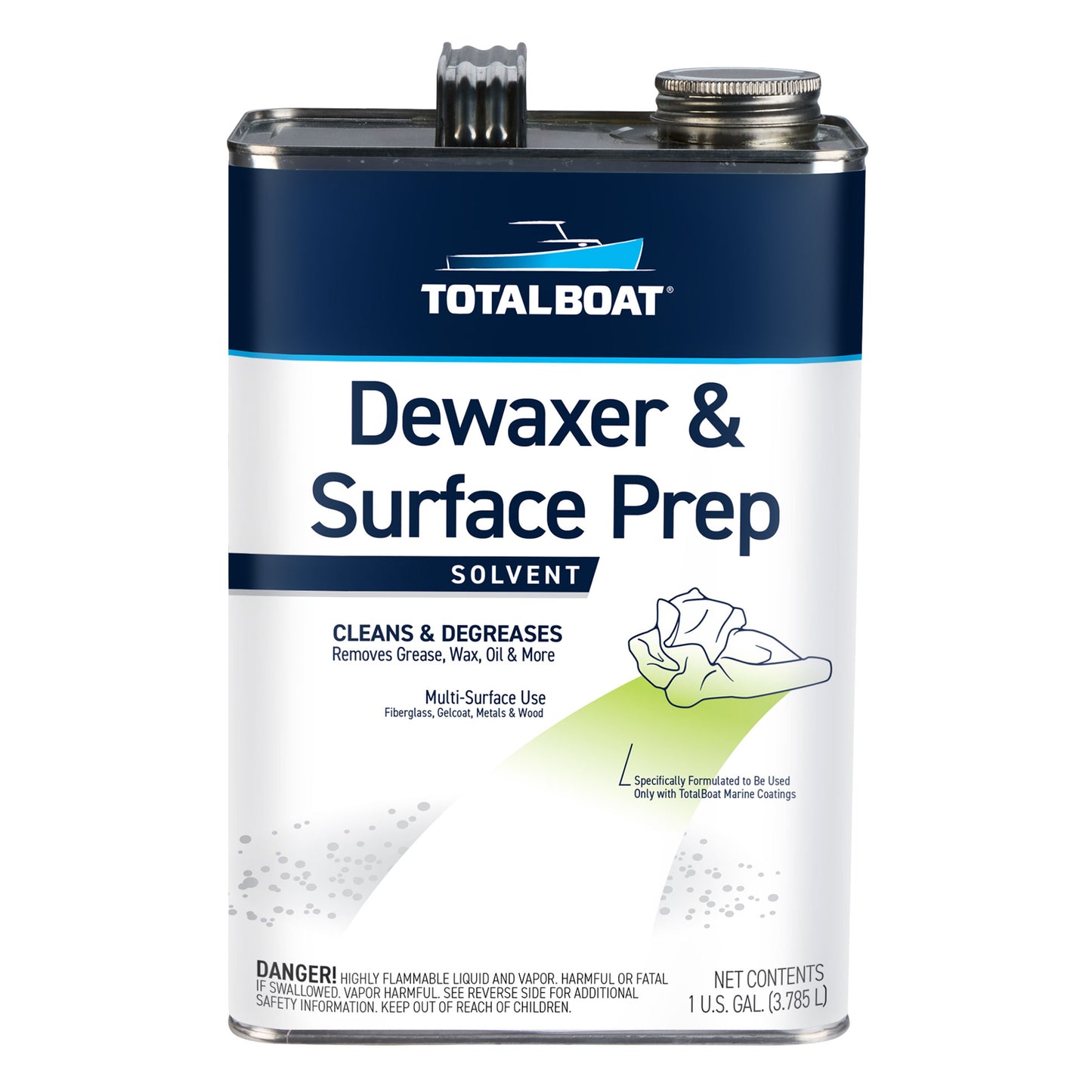 TotalBoat Dewaxer & Surface Prep Solvent Gallon