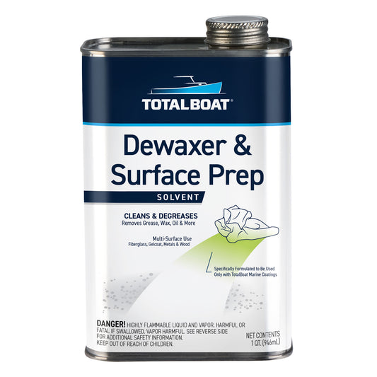 TotalBoat Dewaxer & Surface Prep Solvent Quart