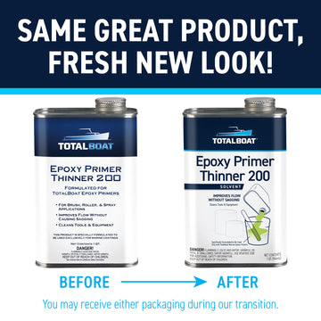 TotalBoat Epoxy Primer Thinner 200: Same Great Product, Fresh New Look!