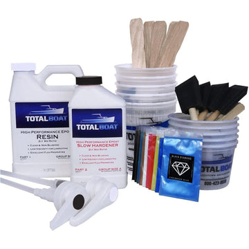 Generic TotalBoat Table Top Epoxy Resin 1 Gallon Kit - Crystal Clear  Coating and Casting Resin for Bar Tops, Table Tops, Wood, Concrete
