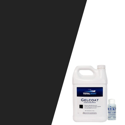 Gelcoat Professional Grade Exterior, Gallon, w/ 2oz MEKP & 4oz Jar of  Wax