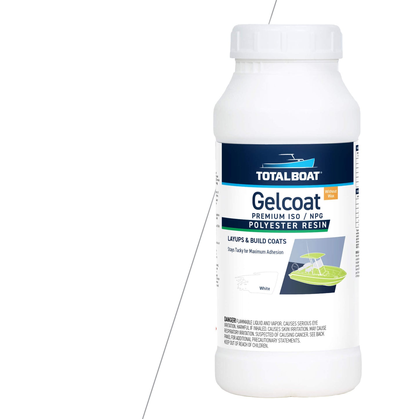 TotalBoat Gelcoat White No Wax Swatch