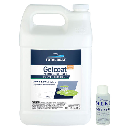 TotalBoat Gelcoat White No Wax Gallon