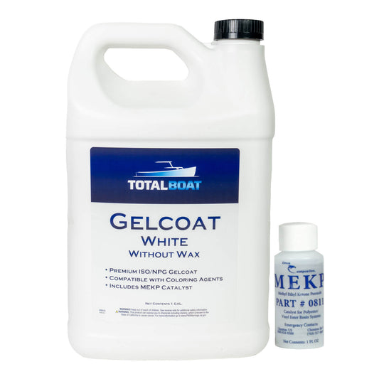 TotalBoat Gelcoat White No Wax Gallon