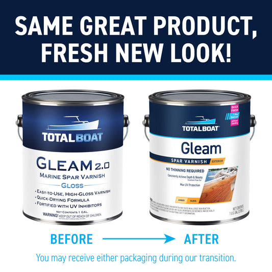 TotalBoat Gleam: Same Great Product, Fresh New Look!