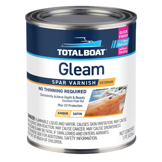 TotalBoat Gleam Satin Pint new packaging