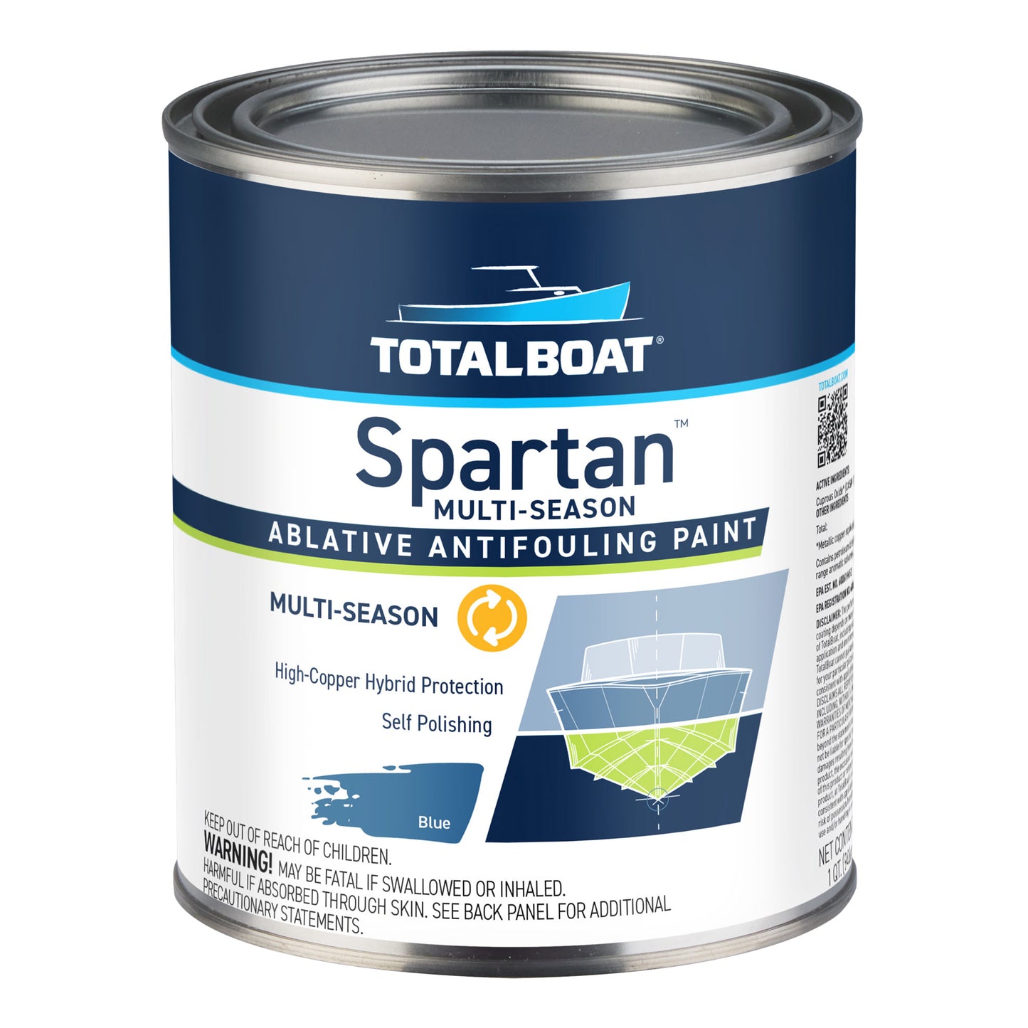 TotalBoat Spartan Blue Quart