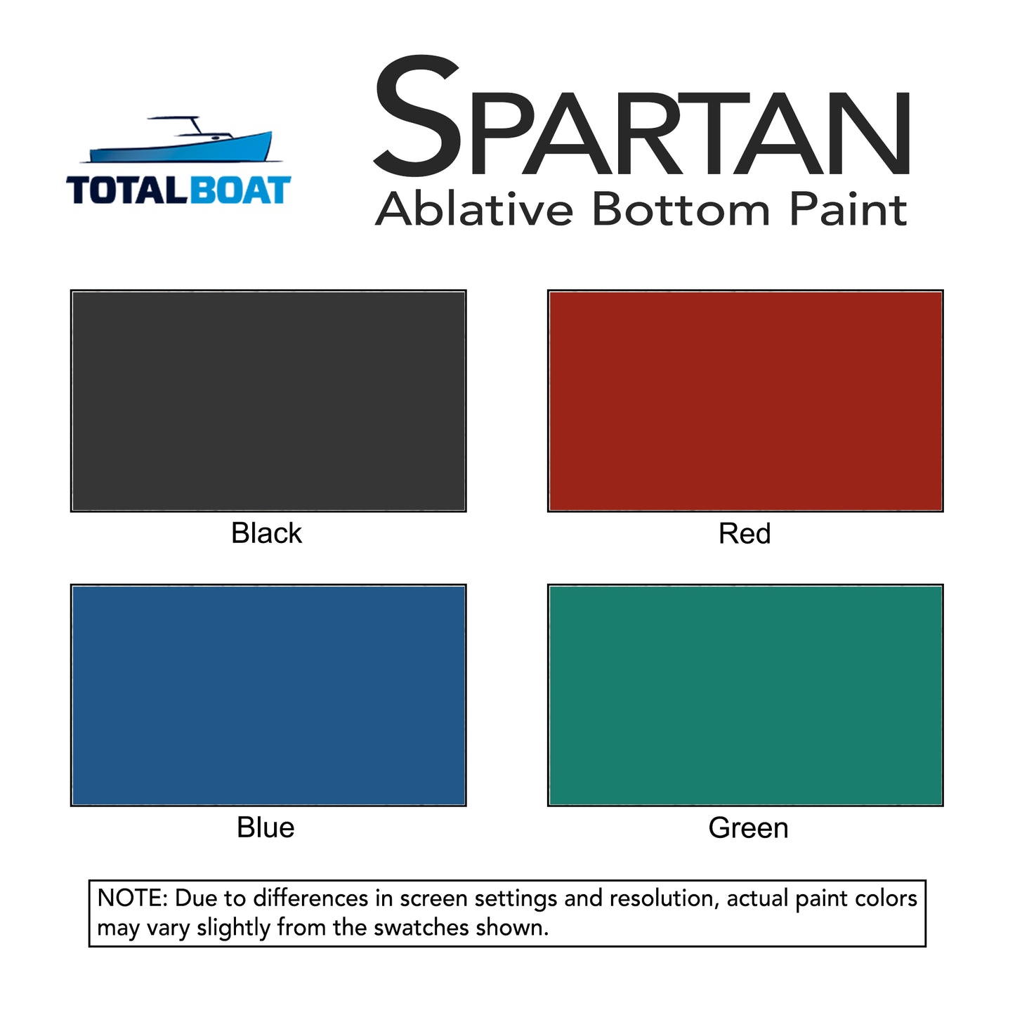 TotalBoat Spartan Color Chart