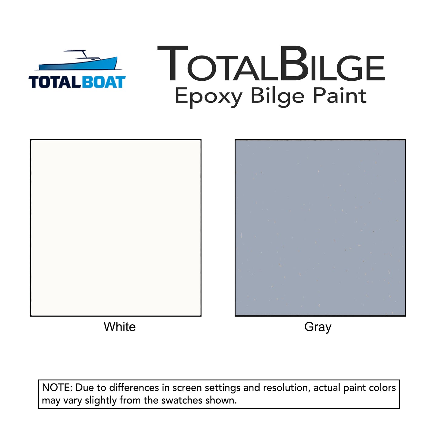 TotalBoat TotalBilge Color Chart