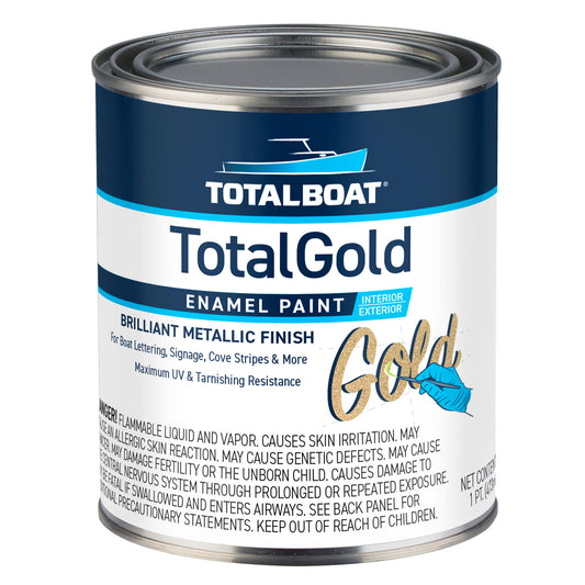 TotalBoat TotalGold Metallic Paint Pint