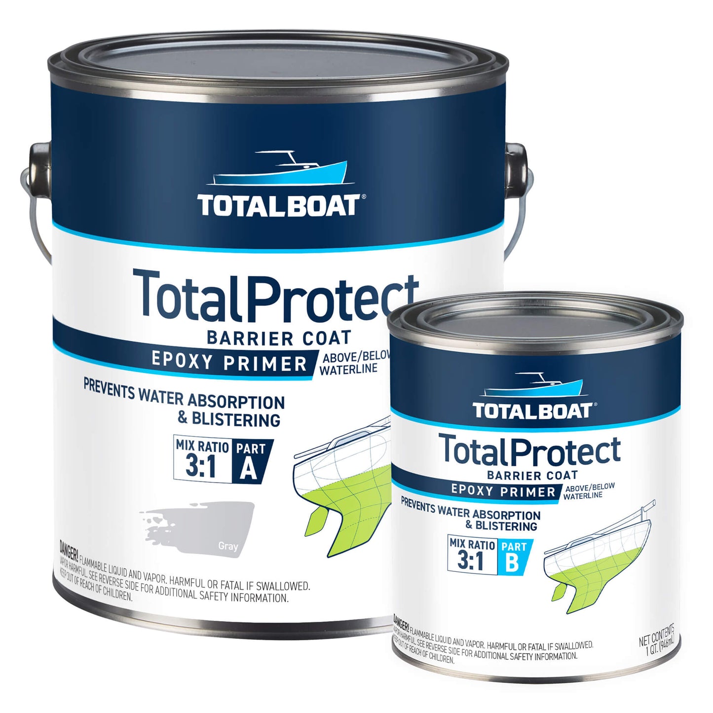 TotalBoat Epoxy Barrier Coat Primer Gray Gallon