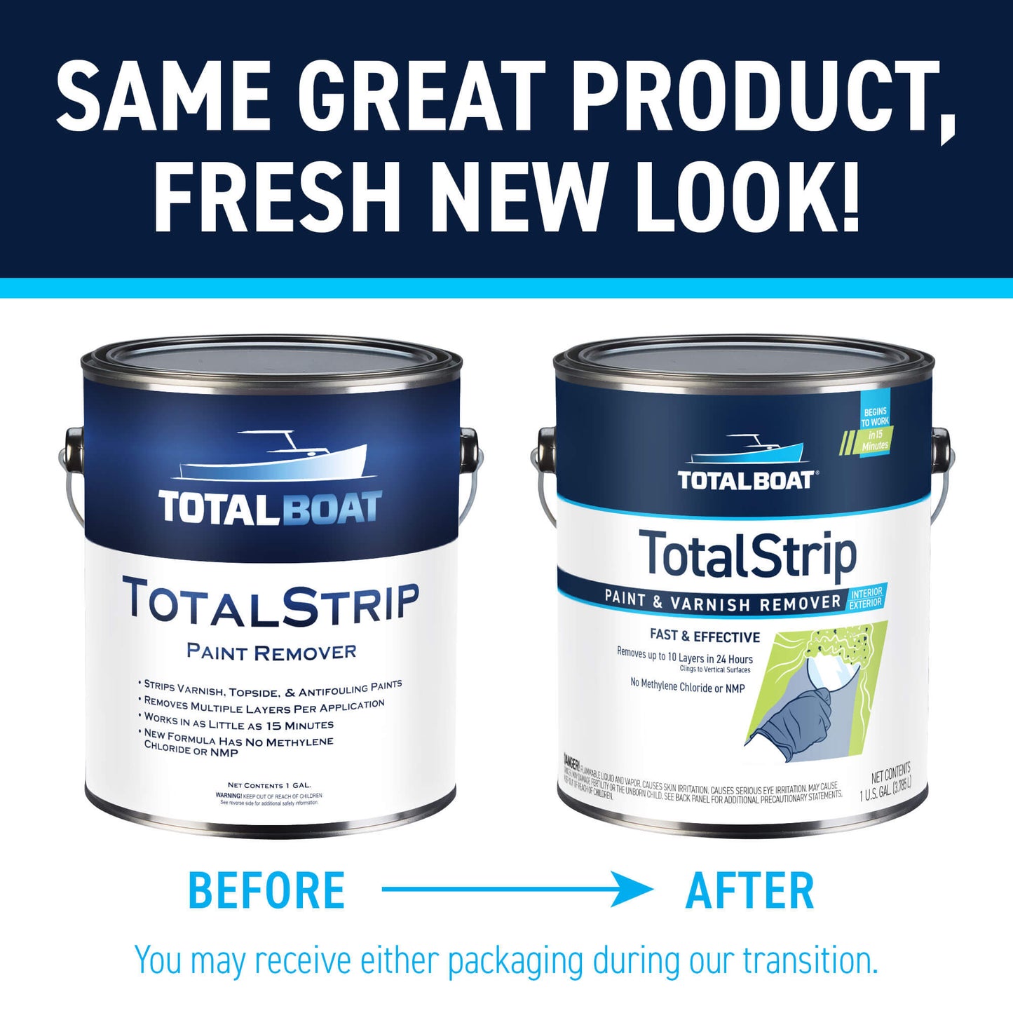 TotalBoat TotalStrip Paint Remover: Same Great Product, Fresh New Look!