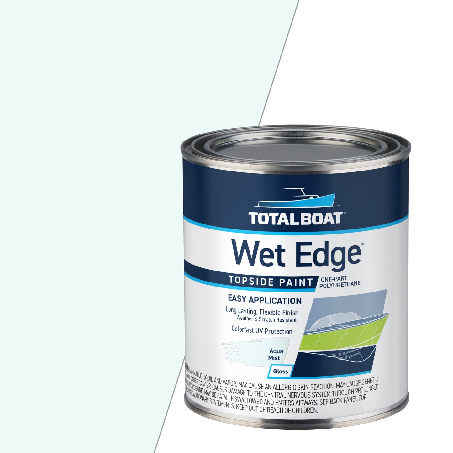 TotalBoat Wet Edge Topside Paint Aqua Mist