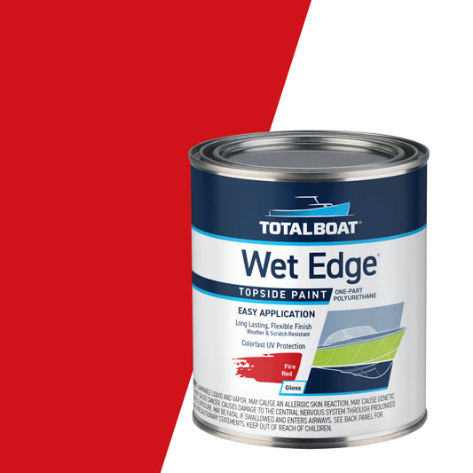 TotalBoat Wet Edge Topside Paint Fire Red