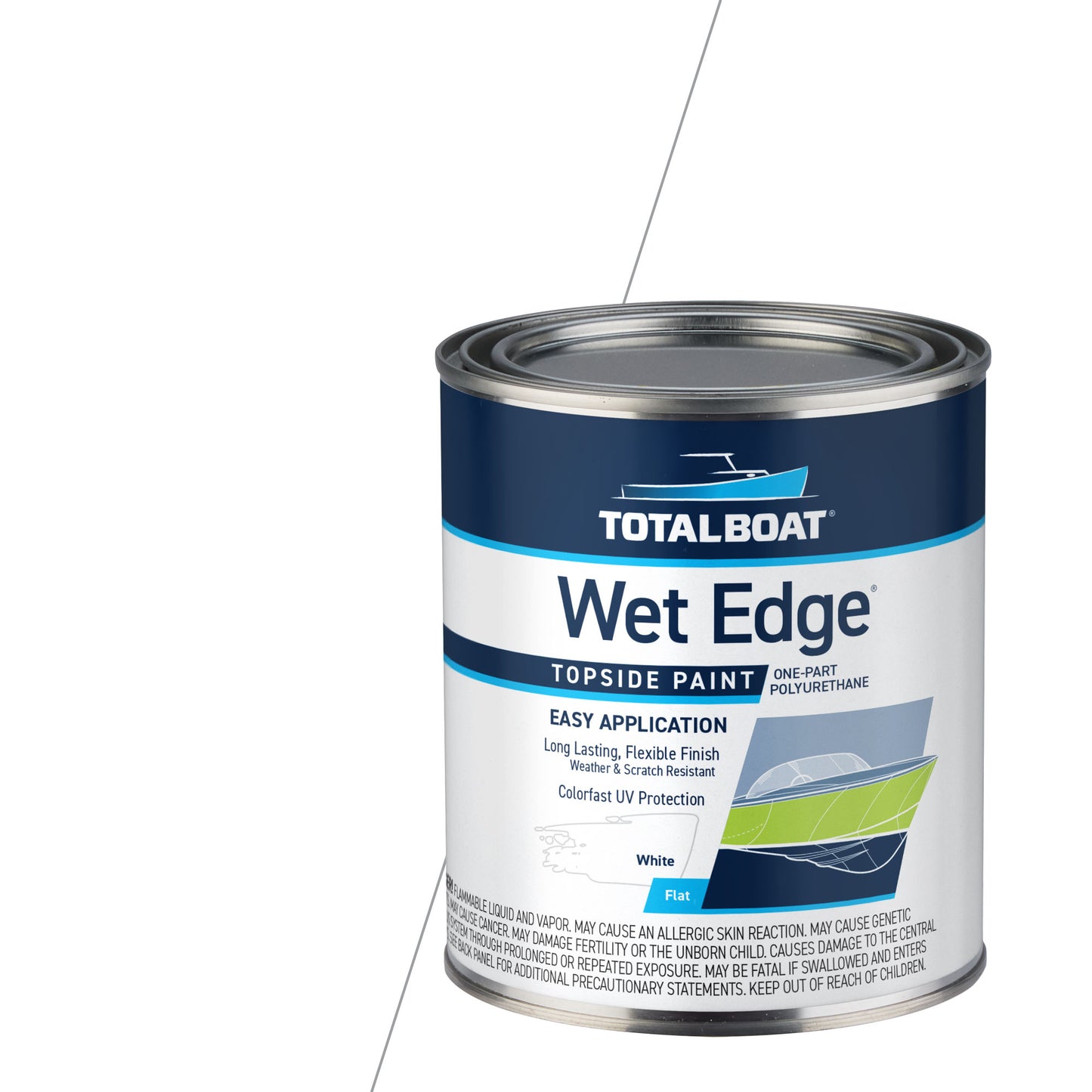 TotalBoat Wet Edge Topside Paint Flat White