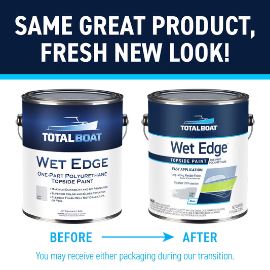TotalBoat Wet Edge -- Same Great Product, Fresh New Look!