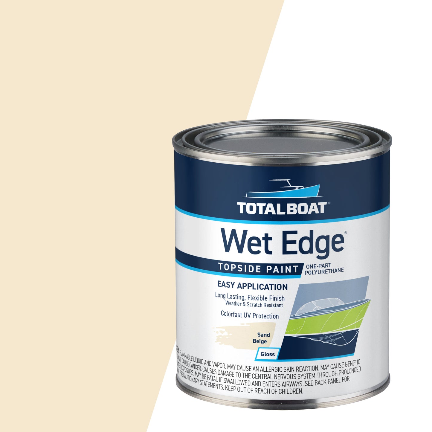 TotalBoat Wet Edge Topside Paint Sand Beige