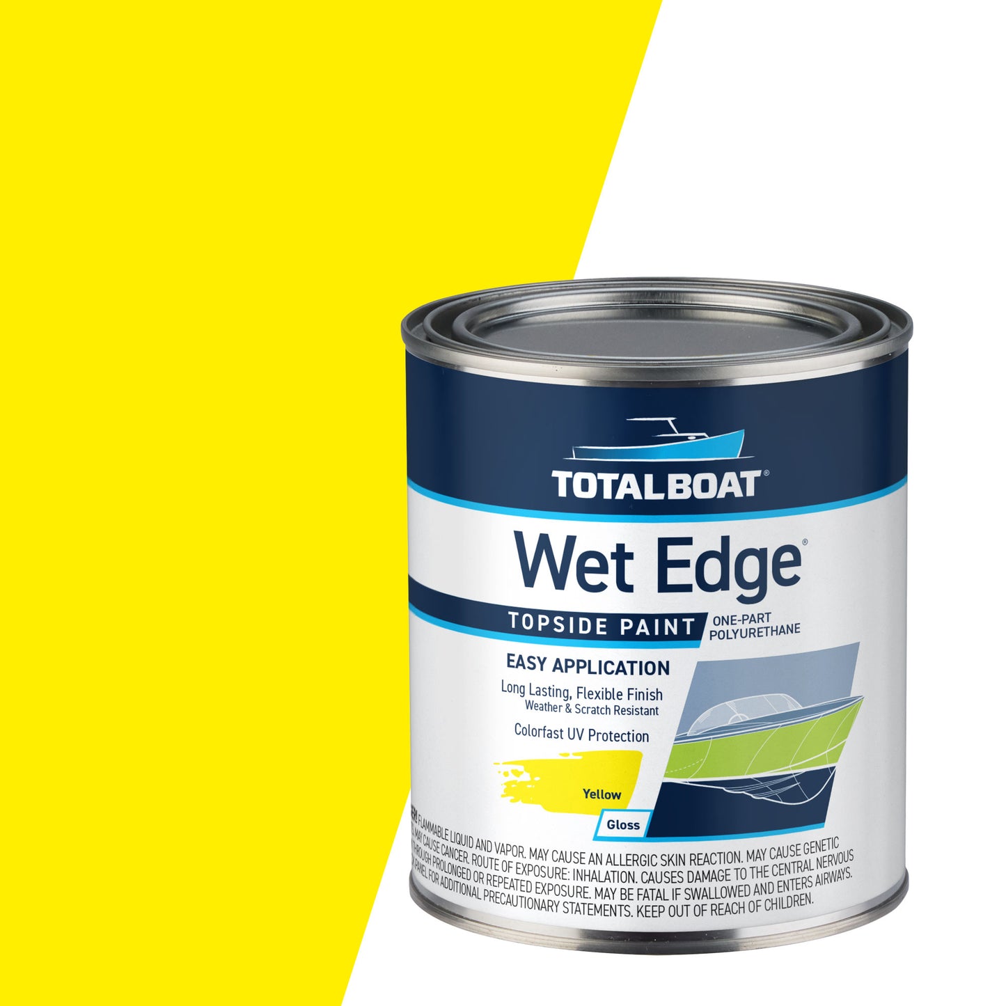 TotalBoat Wet Edge Topside Paint Yellow