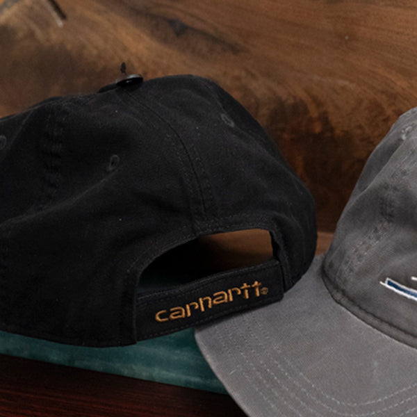 Black canvas hot sale cap