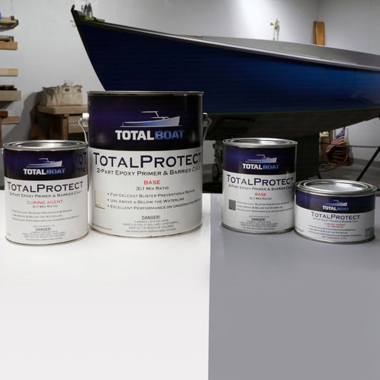 TotalBoat Wood Sealer Varnish Primer Clear Quart Kit